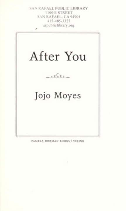 After You Jojo Moyes book cover