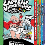 Captain Underpants 5 Books Hard Cover