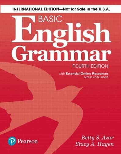 Basic English Grammar Fourth Edition Basic English Grammar Fourth Edition