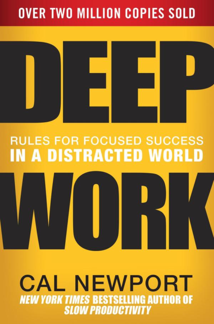 Deep Work Cal Newport book cover