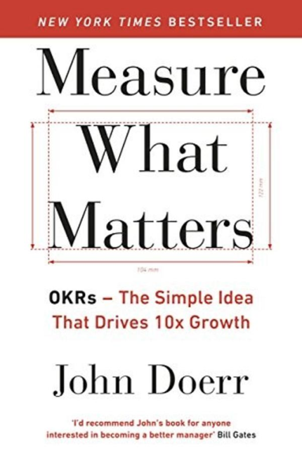 Measure What Matters John Doerr book cover
