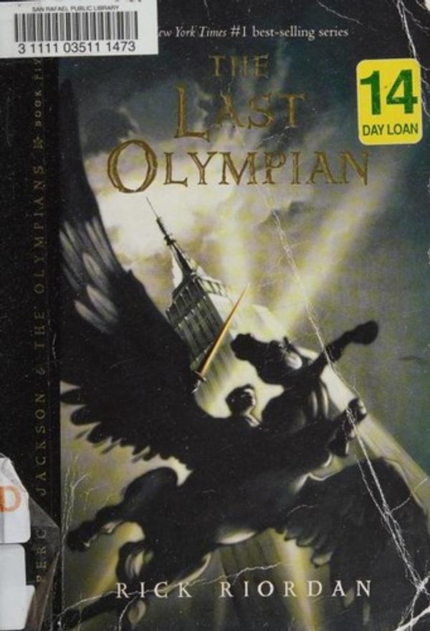 Rick Riordan the Last Olympian Percy Jackson and the Olympians Book 5 book cover
