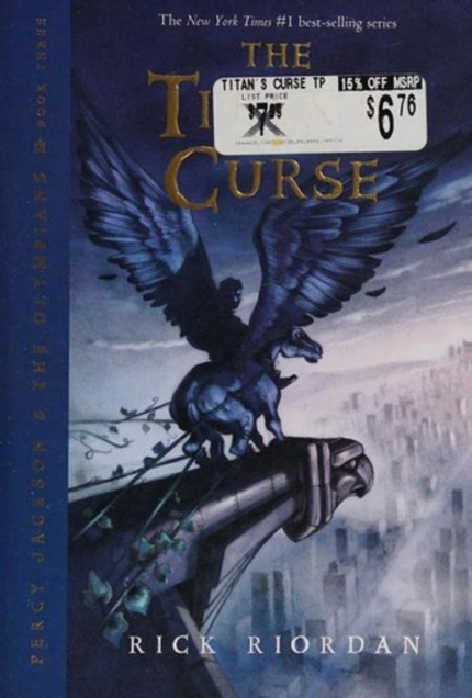 Rick Riordan the Titans Curse Percy Jackson and the Olympians Book 3 book cover