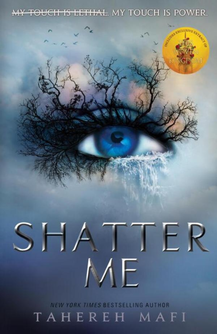 Shatter Me Tahereh Mafi book cover
