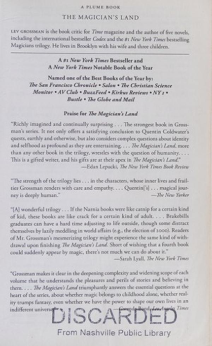 The Magicians Land book cover