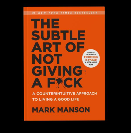 The Subtle Art of Not Giving a Fuck book cover