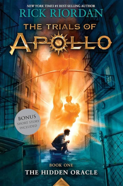 The trials of apolo the hidden oracle (Rick riordan) book cover