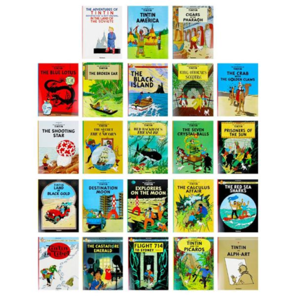 Tintin Series 23 titles new 2025-2026 book cover