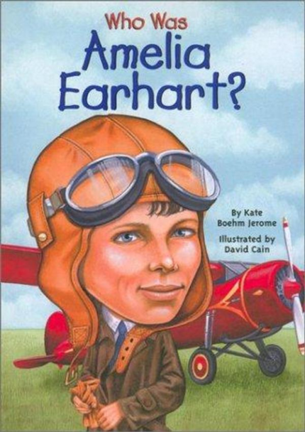 Who Was Amelia Earhart? book cover