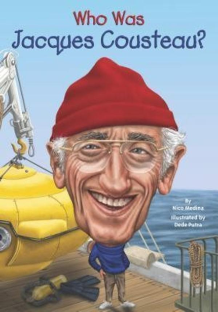 Who Was Jacques Cousteau? book cover