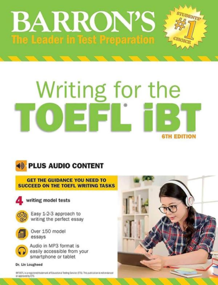 Writing for the TOEFL iBT Barrons book cover
