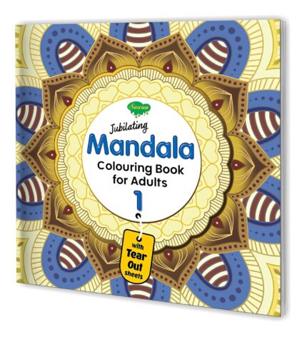 JUBILATING MANDALA COLOURING BOOK FOR ADULTS 1